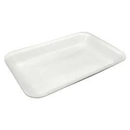 17S Meat Tray 1 Compartment Polystyrene Foam White 1000/Case