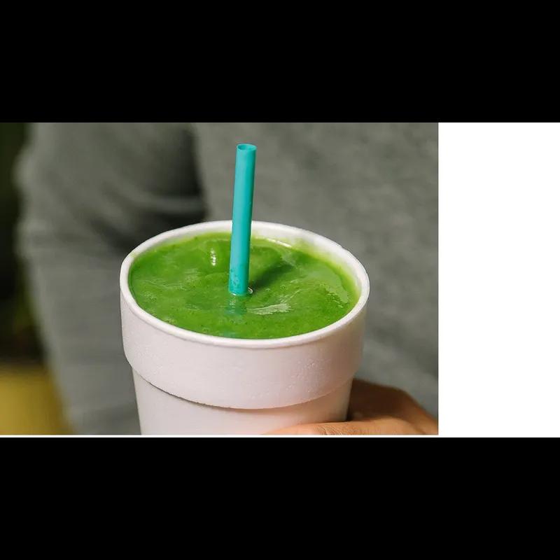 phade® Giant Straw 8.5 IN Teal Wrapped 300 Count/Pack 4 Packs/Case 1200 Count/Case