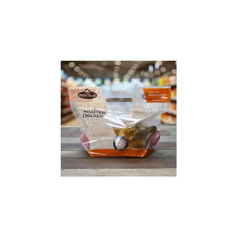 Rotisserie Chicken Bag Medium (MED) 12.75X5.5X8 IN PET CPP #Readyfresh FDA Compliant Bottom Gusset 250/Case