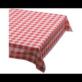 Tablecover 54X108 IN Plastic Red Gingham 12/Case