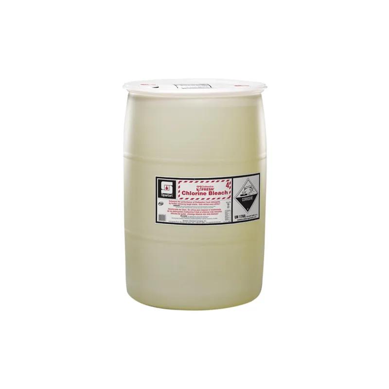 Clothesline Fresh® Chlorine Bleach 4 Mild Scent Laundry Bleach 55 GAL Alkaline Chlorinated 1/Drum