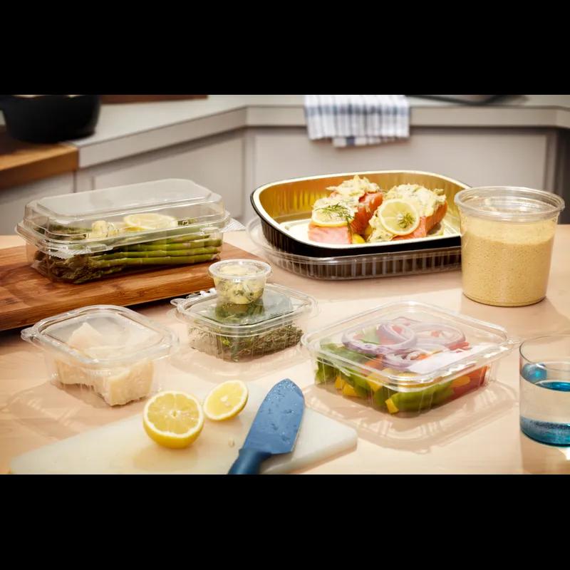 EarthChoice® Lid PLA Clear For 2 OZ Portion Cup 2400/Case