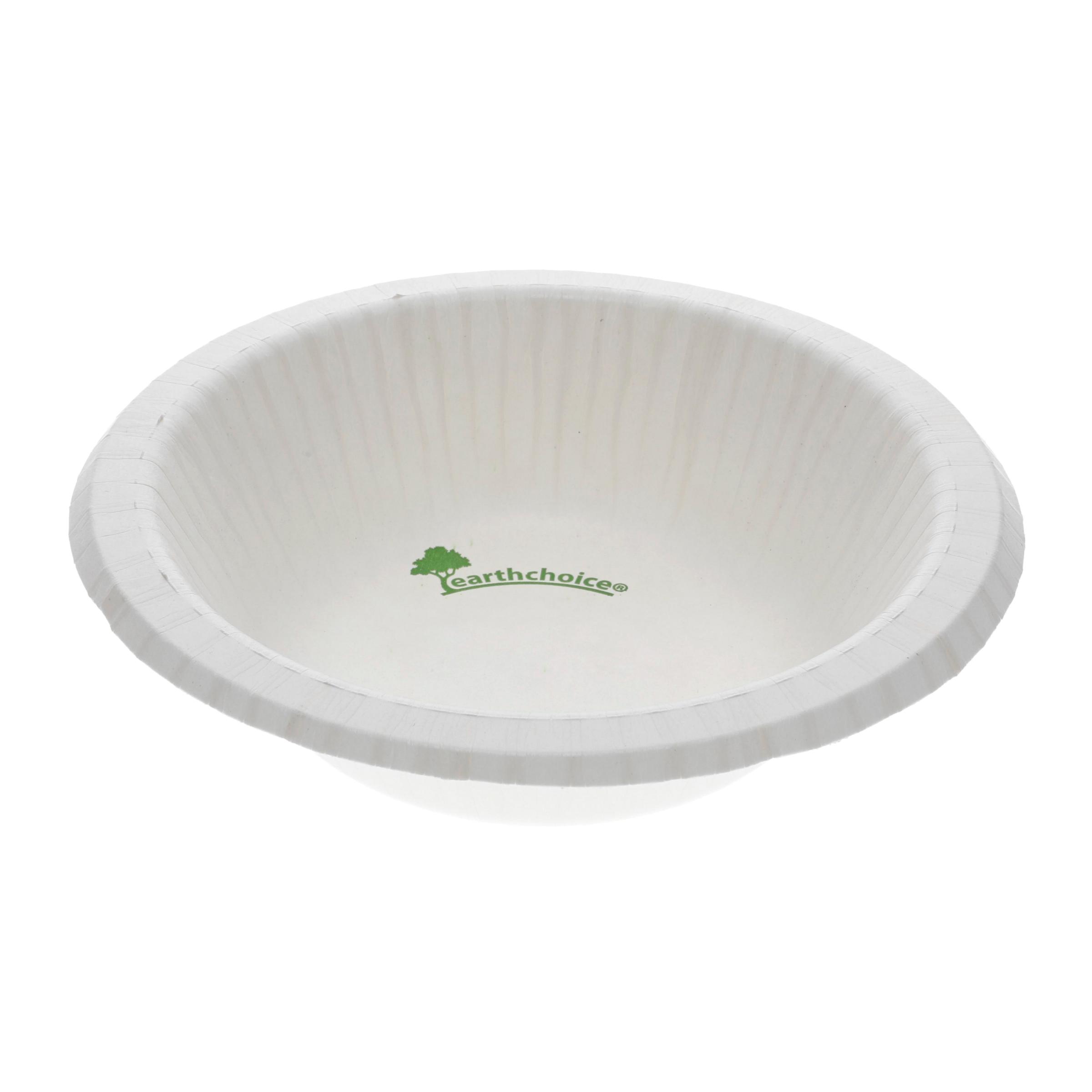Bowl 12 OZ Paperboard White Round Microwave Safe Grease Resistant Moisture Resistant 750/Case
