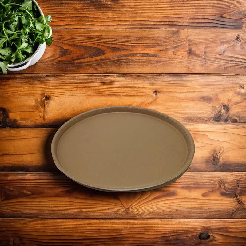 Catering Tray 18 IN Paper Kraft Round 50/Case