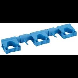 Vikan® Hi-Flex Wall Bracket System 16.5X3.4X1.9 IN Blue PP TPE Rubber Polyamide Hygienic 1/Each