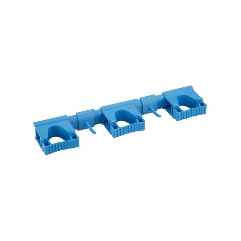 Vikan® Hi-Flex Wall Bracket System 16.5X3.4X1.9 IN Blue PP TPE Rubber Polyamide Hygienic 1/Each