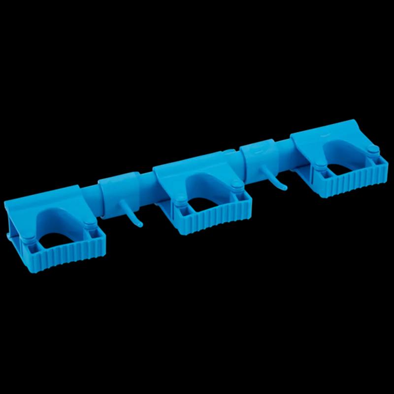Vikan® Hi-Flex Wall Bracket System 16.5 IN Blue PP Rubber Polyamide Hygienic 1/Each