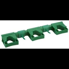 Vikan® Hi-Flex Wall Bracket System 16.5X3.4X1.9 IN Green PP TPE Rubber Polyamide Hygienic 1/Each
