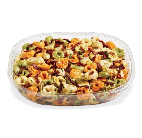 Bowl Large (LG) 80 OZ PET Clear Square Catering 50/Case