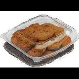 Take-Out Container Hinged Medium (MED) 9.3X9.3X3.59 IN PET Clear Square 170/Case