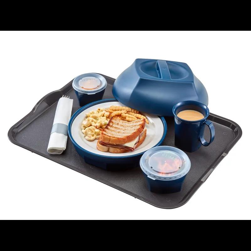Camwear® Cafeteria Tray 15X20 IN Black Non-Skid With Handles Dishwasher Safe 12/Case