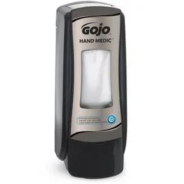 Gojo® Hand Lotion Dispenser 700 mL Chrome Black ABS Wall Mount Push Lever Compact ADA Compliant For ADX-7 6/Case