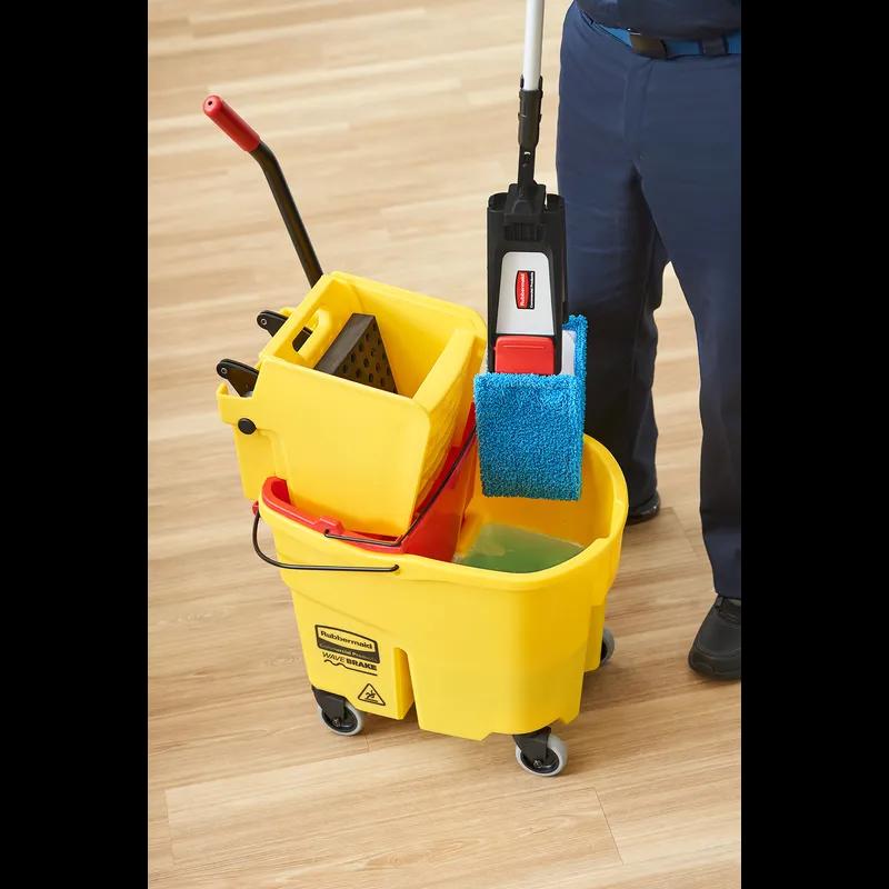 WaveBrake® Mop Frame 18X4 IN Black Metal Plastic Flat Base 12 Count/Case