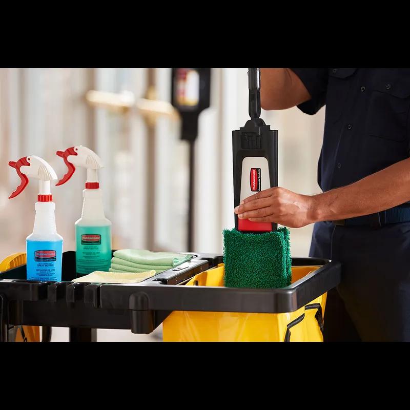 WaveBrake® Mop Frame 18X4 IN Black Metal Plastic Flat Base 12 Count/Case