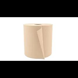 Roll Paper Towel Small (SM) Kraft 8IN Roll 12 Rolls/Case