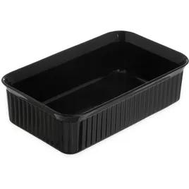 Deliware® Take-Out Box 10.06X6.18X3 IN PP Black Rectangle 12/Case