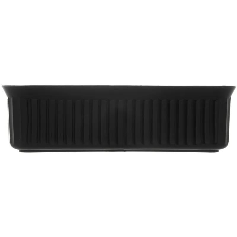 Deliware® Take-Out Box 10.06X6.18X3 IN PP Black Rectangle 12/Case