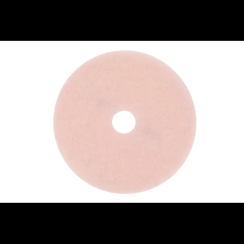 3M™ Eraser™ 3600 Burnishing Pad 27X1 IN Pink Non-Woven Polyester Fiber 1500-3000 RPM Center Hole 5/Case