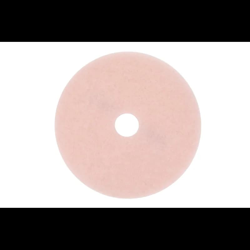 3M™ Eraser™ 3600 Burnishing Pad 27X1 IN Pink Non-Woven Polyester Fiber 1500-3000 RPM Center Hole 5/Case