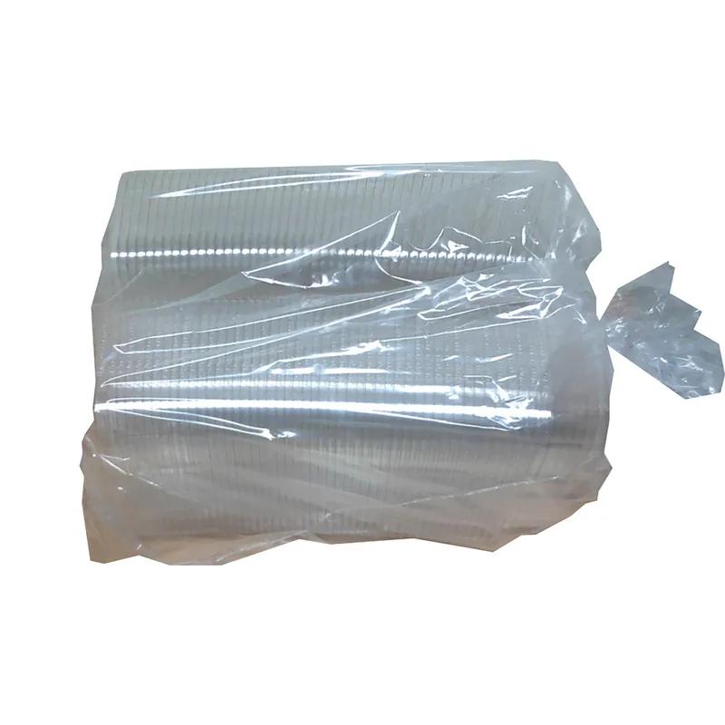 Deli Container Hinged 24 OZ Plastic White Tamper-Evident 200/Case