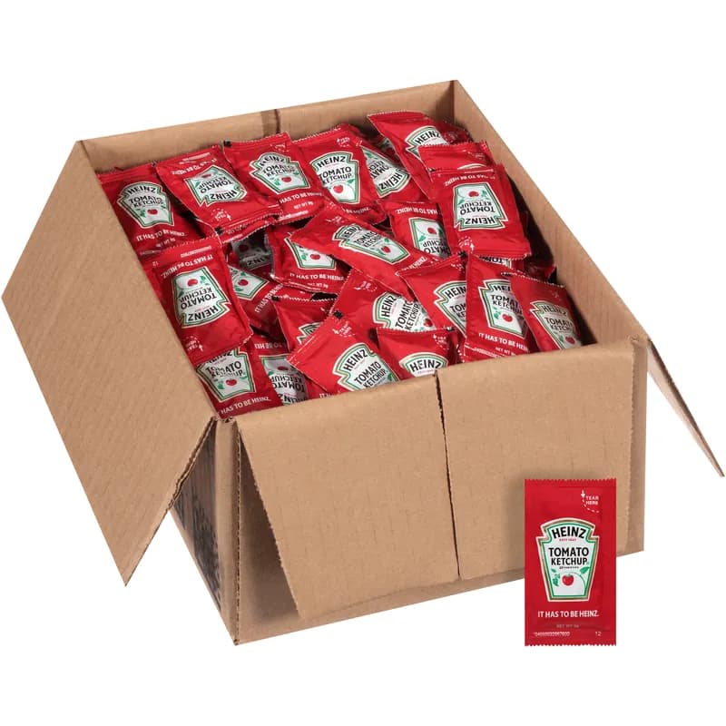 Heinz Ketchup 9 G Single Packets 200/Case