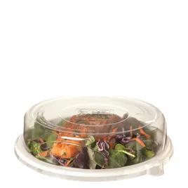 Lid Dome 9X1.5 IN 1 Compartment RPET Clear Round For Plate Unhinged 300/Case