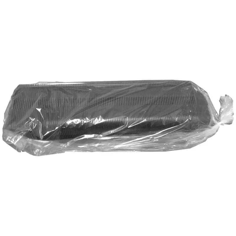 Crisp Food Technologies® Take-Out Container Base 7X6 IN Plastic Black Microwave Safe 400/Case