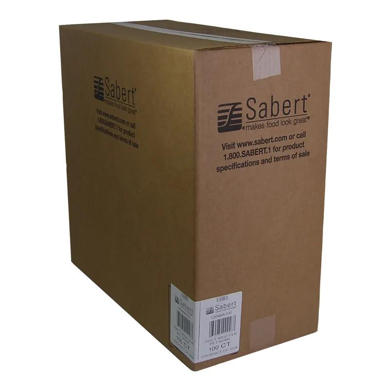 Bowl Large (LG) 48 OZ PET Clear Round 100/Case