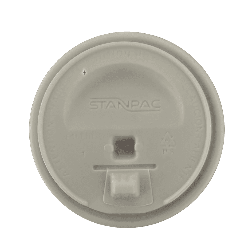 Lid Dome Paper White For 10-20 OZ Hot Cup 1000/Case