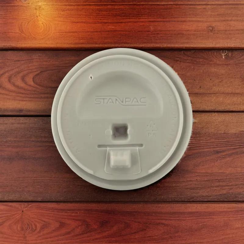 Lid Dome Paper White For 10-20 OZ Hot Cup 1000/Case