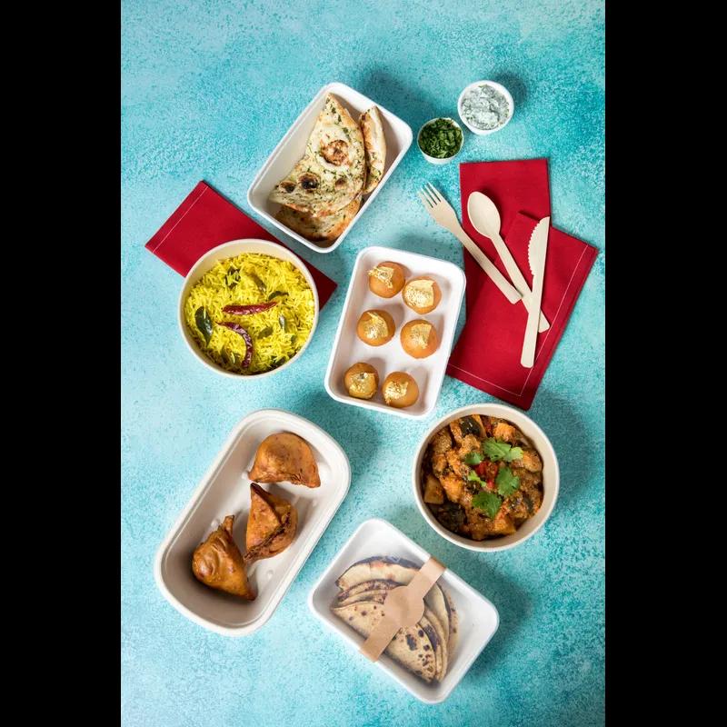 Fork 6.69 IN Bamboo Natural Lightweight Unwrapped 50 Count/Pack 10 Packs/Case 500 Count/Case