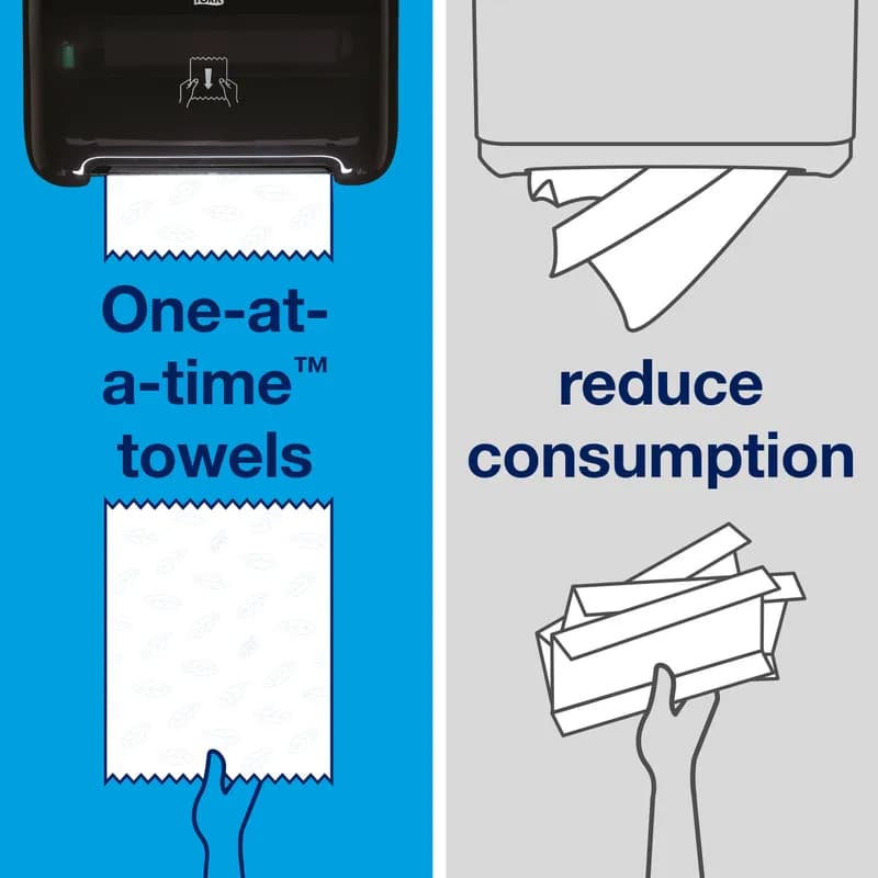 Tork Matic® Roll Paper Towel H1 7.7IN X300FT 2PLY White Embossed Refill 1 Count/Pack 6 Packs/Case 6 Count/Case
