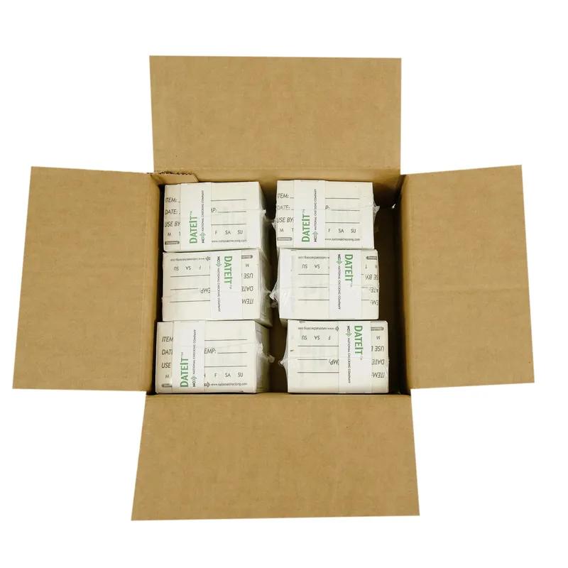 Item Date Use By Food Rotation Label 2X3 IN White Rectangle Dissolvable 250CT 1/Each