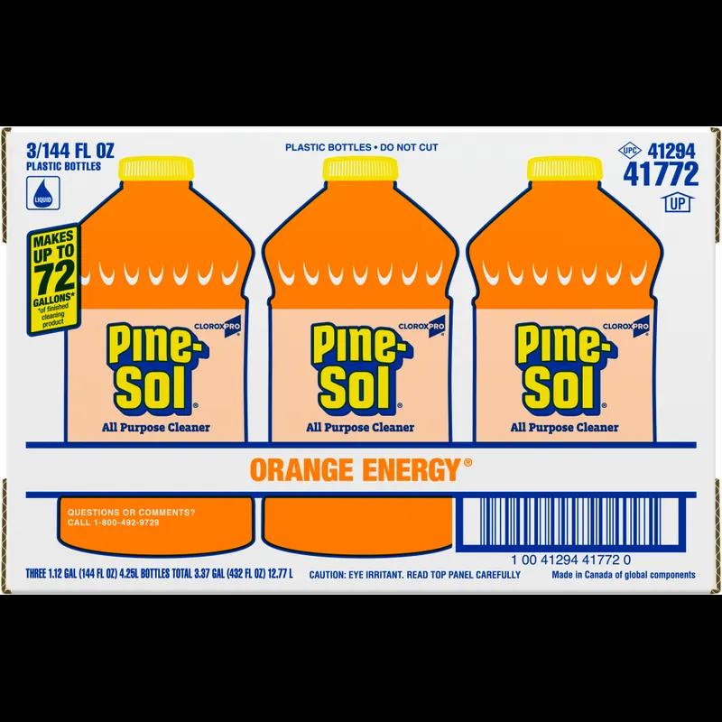 Pine-Sol® All Purpose Cleaner Deodorizer 144 FLOZ Liquid Screw Cap Multi-Surface 3/Case