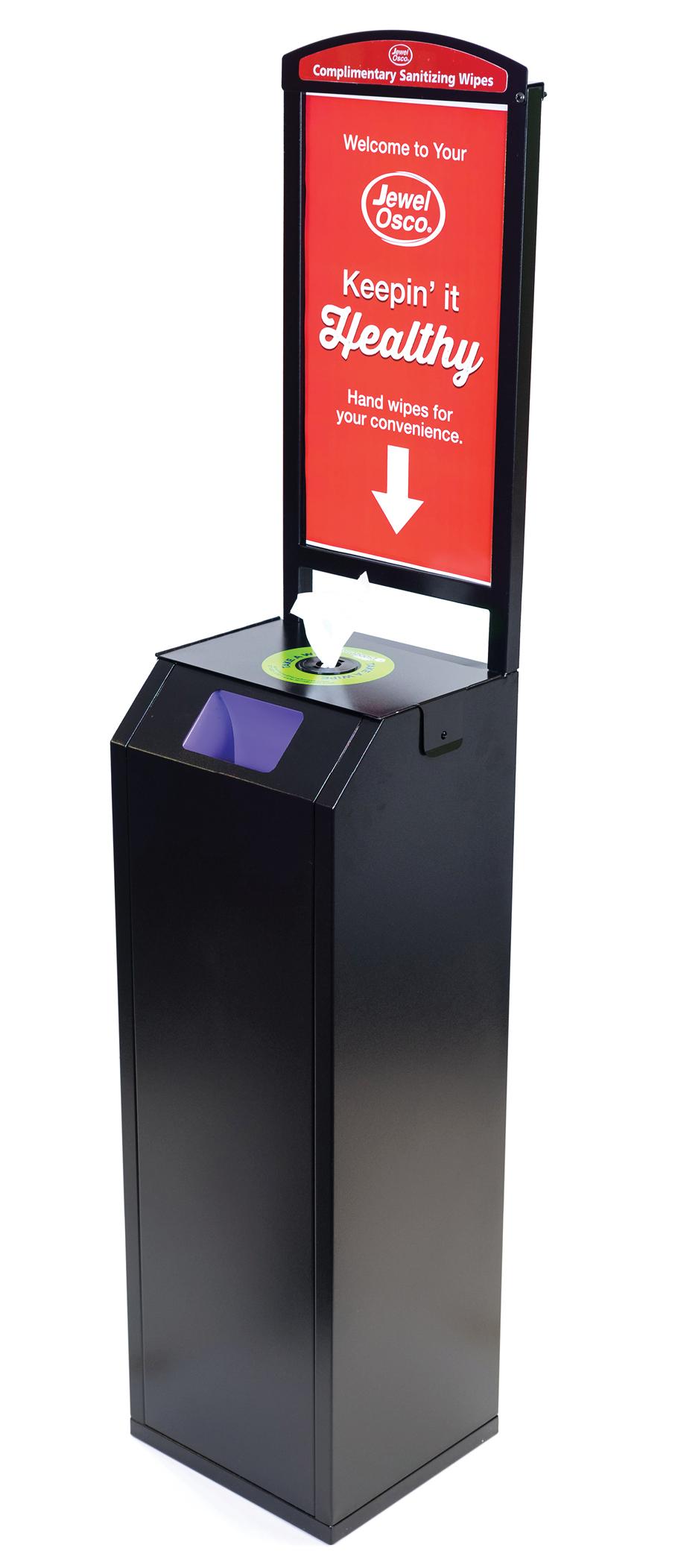 Wipe Dispenser Plastic Premium Mini Includes Top 1/Each