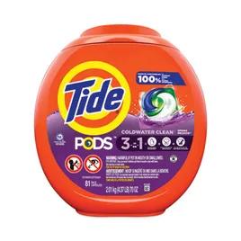 Tide® Spring Meadow Laundry Detergent Pod 81 Count/Pack 4 Packs/Case
