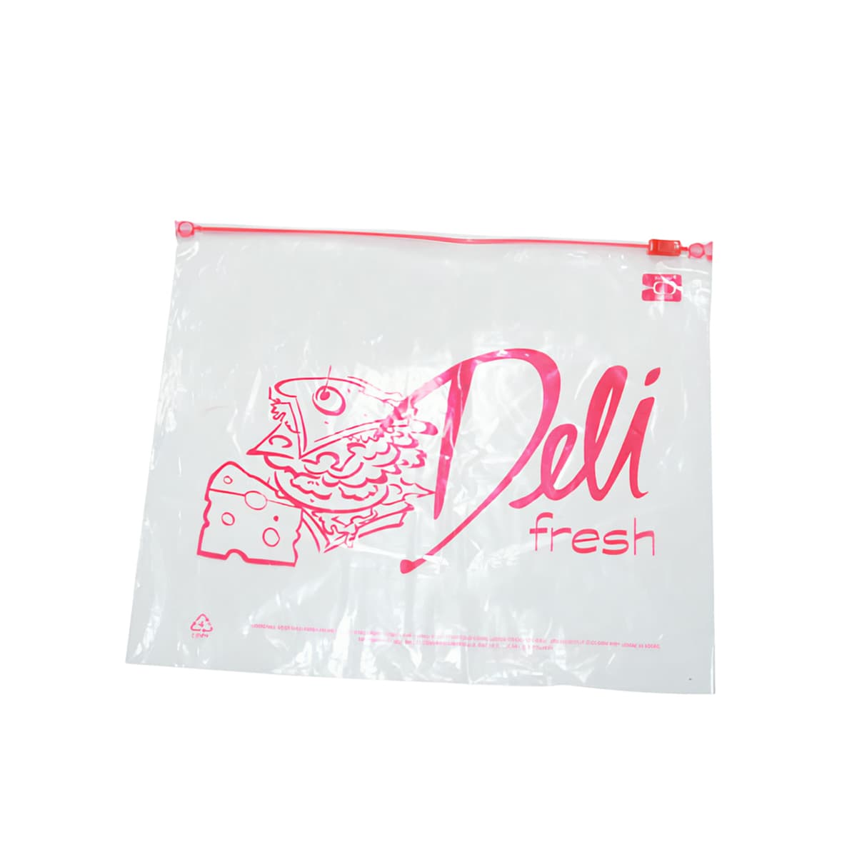 Deli Bag 11X8 IN Plastic 1.25MIL With Slide Seal Closure 1000/Case