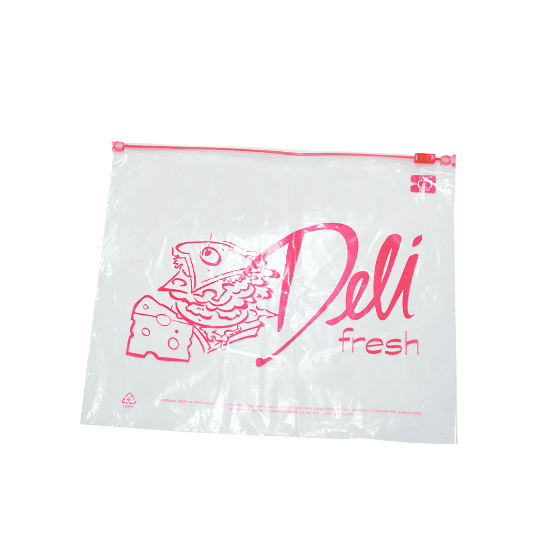 Deli Bag 11X8 IN Plastic 1.25MIL With Slide Seal Closure 1000/Case