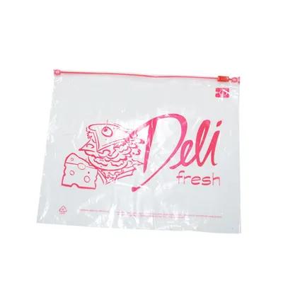 Deli Bag 11X8 IN Plastic 1.25MIL With Slide Seal Closure 1000/Case