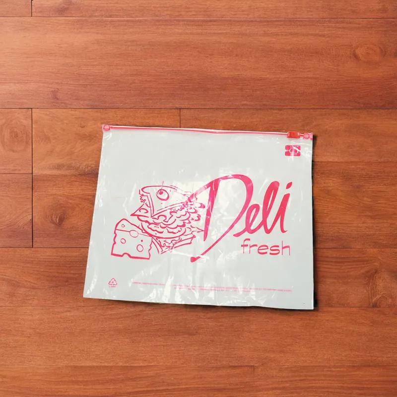 Deli Bag 11X8 IN Plastic 1.25MIL With Slide Seal Closure 1000/Case