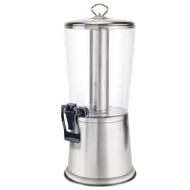 Beverage Dispenser 9.125X10X22 IN 2.2 GAL Round Stainless Steel 1/Set