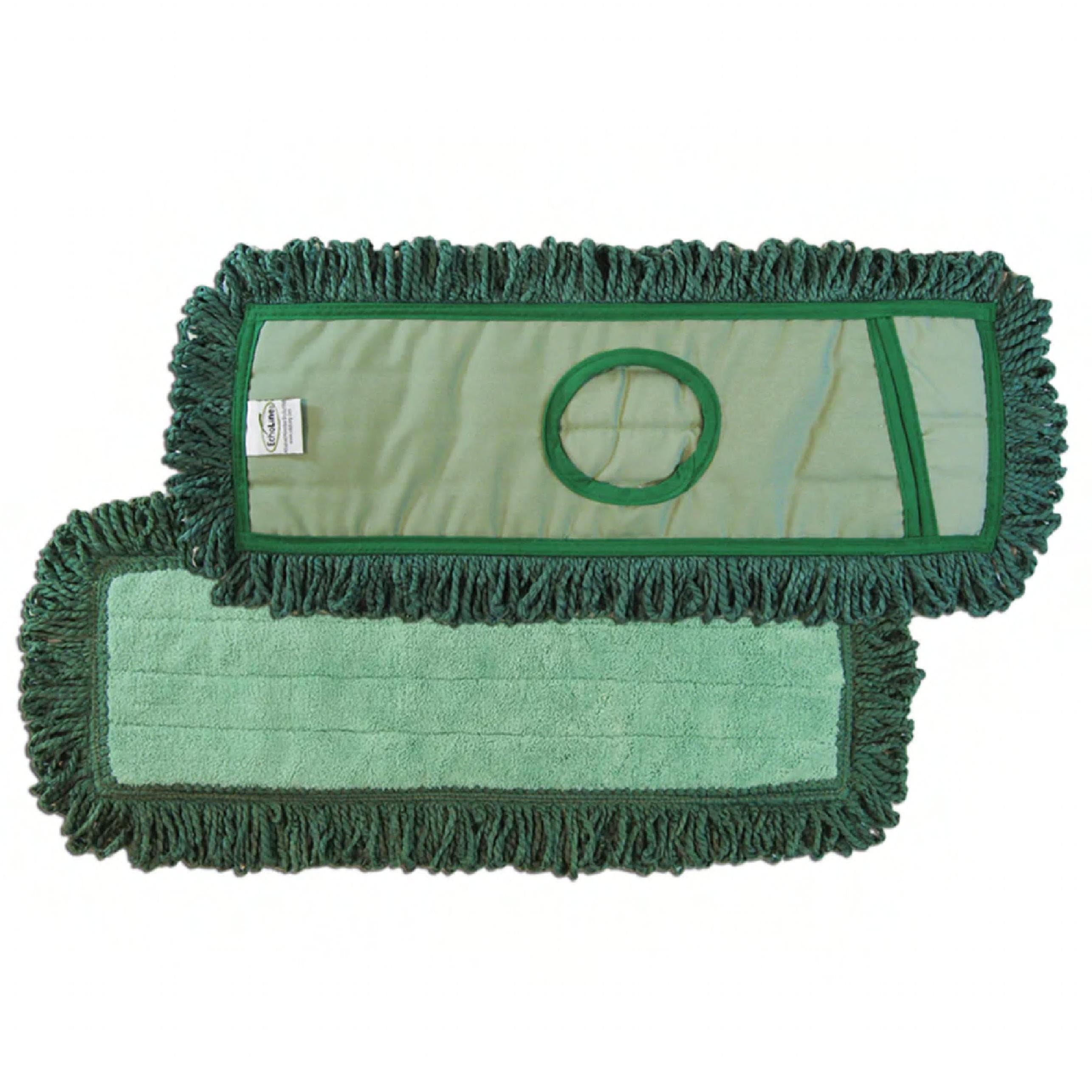 Duster Pad 19.5X6.5X0.33 IN Microfiber Green With Fringe 1/Each