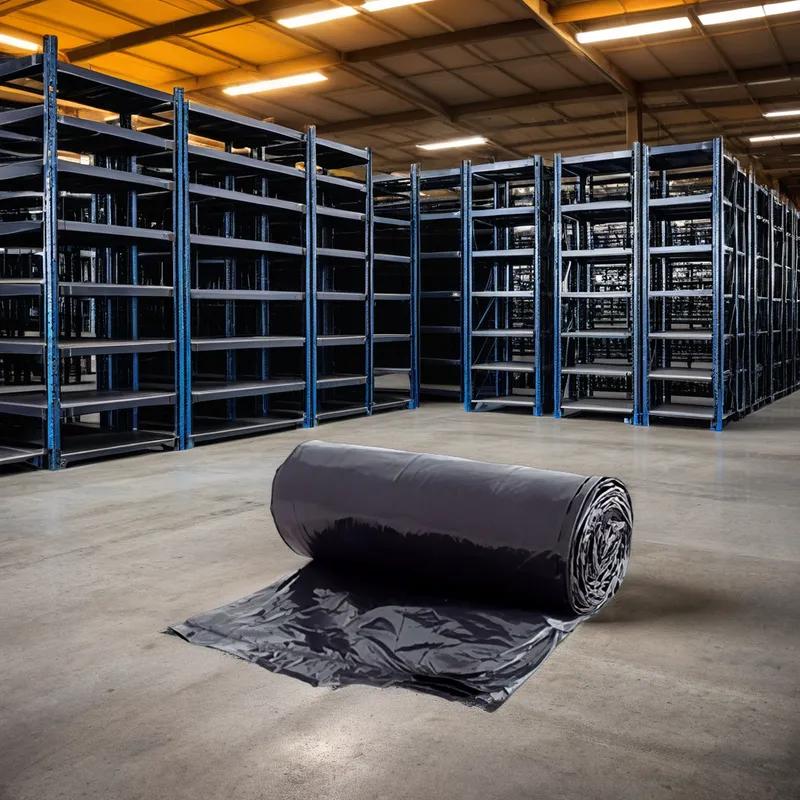 Mint-X Liner 40X46 IN Black 1.3MIL 100/Case