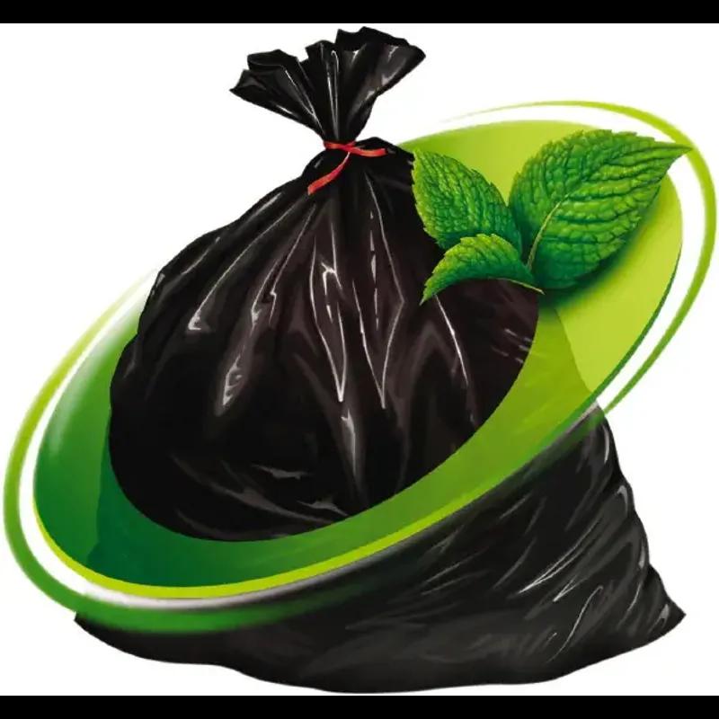Mint-X Liner 38X58 IN 60 GAL Black LDPE 1.2MIL 100/Case