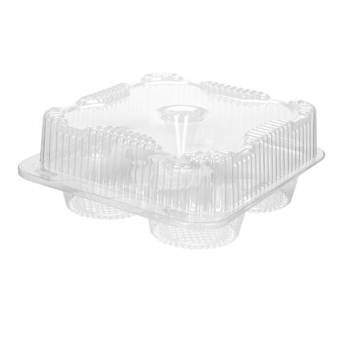 Polar Pak® Cupcake & Muffin Pan 4 Compartment OPS Deep 250/Case
