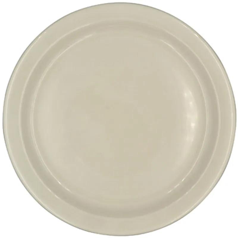 Plate 9 IN Ceramic White Round Narrow Rim 24/Case