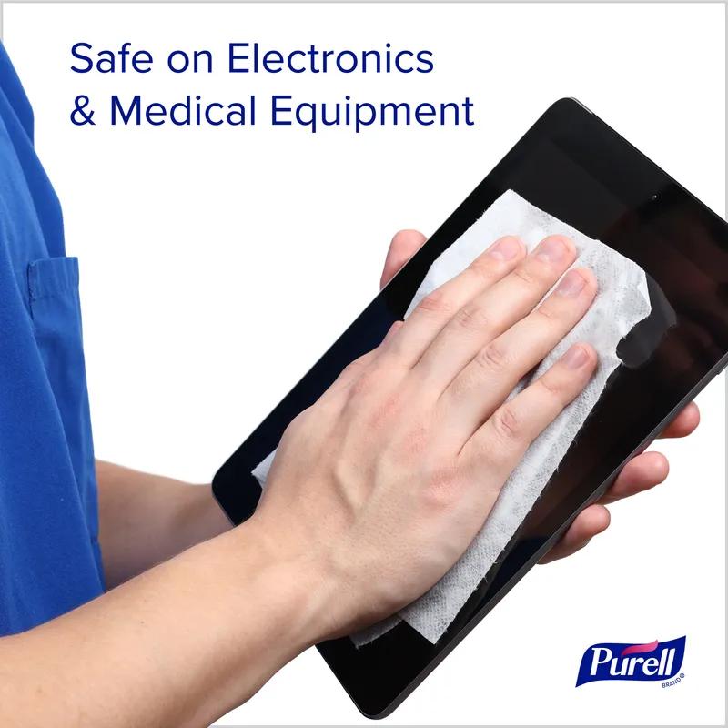 Purell® Sanitizing Wipes 5.15X5.15X8.38 IN Fragrance Free No Rinse Multi-Surface 6/Case