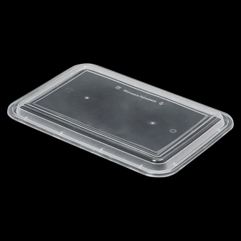 Victoria Bay Take-Out Container Base & Lid Combo 58 OZ Plastic Black Rectangle Microwave Safe 150/Case