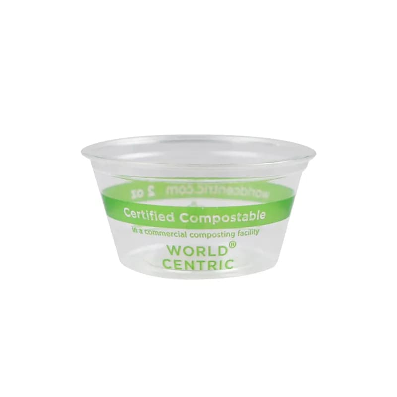 Souffle & Portion Cup 2 OZ Plastic Clear 2000/Case