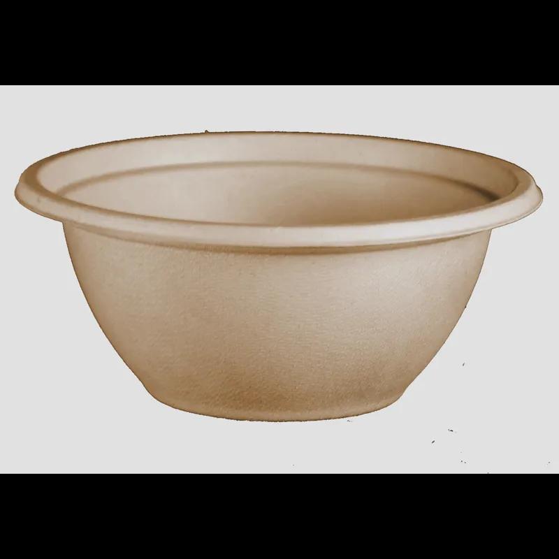 Bowl 32 OZ Pulp Fiber Kraft Round 500/Case